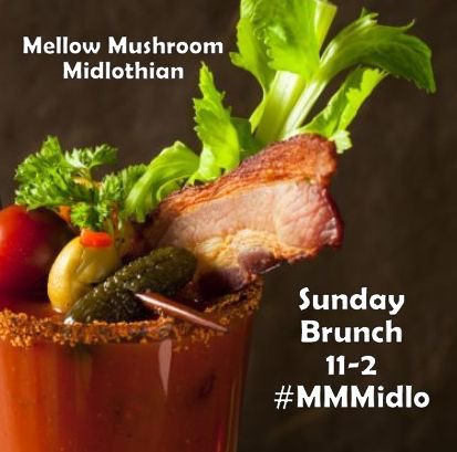 mellowmidlo's tweet photo. Rise &amp; Shine for #Brunchtime in #Midlothian
Breakfast Pizzas, Burritos, Mimosa Specials &amp; Bloody Mary Bar!
1409 Huguenot Rd.
#GetMellow #SundayBruch #Brunch #Mimosas #BloodyMarys #Midlo #RVA https://t.co/YTo5xiw5t3