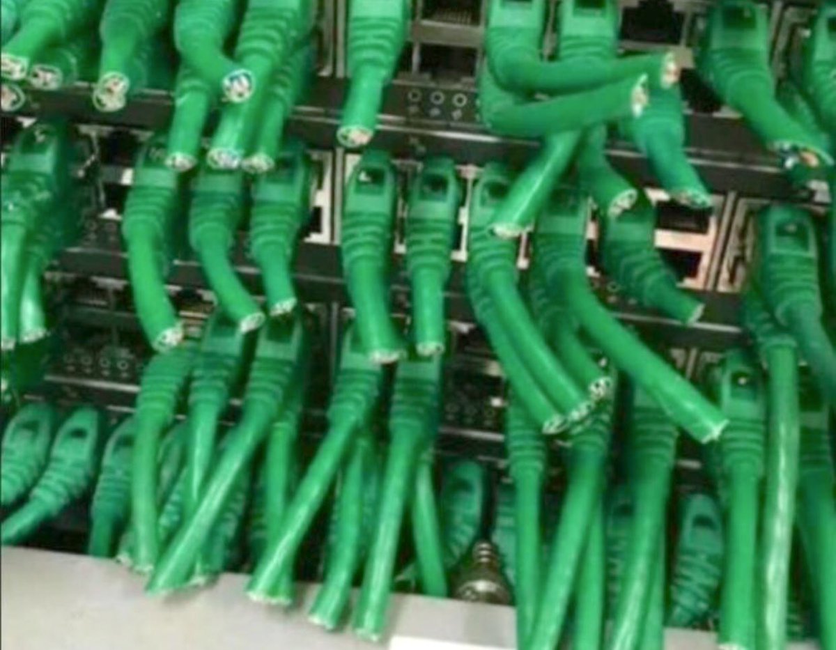 WirelessSmith's tweet image. This isn’t what Steve’s boss had in mind when he told him that they would be making cuts and moving to a wireless access layer.