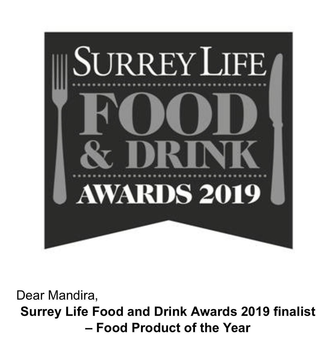 MandirasKitchen's tweet photo. Thank you to everyone &@SurreyLife who took the trouble to vote us into the finals. we are so delighted Finals on 26th September so keeping everything crossed.. xx
#slfda #surreylife #localfoodbritain #surreyhillsenterprises #eatsurrey #silentpool #realindianfood #artisanproducer https://t.co/gpiRxIEh0q
