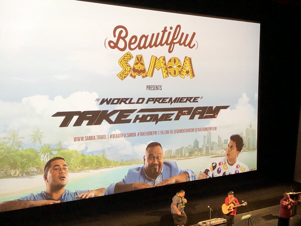 showtoolsww's tweet photo. We were lucky enough to be at the premiere of this 'gem' of a film. Well done Dinah and Stallone, an instant Kiwi classic.  #takehomepay #beautifulsamoa #nzfilm #nzscreen #supportlocalproduction https://t.co/nCk4W53Bcs