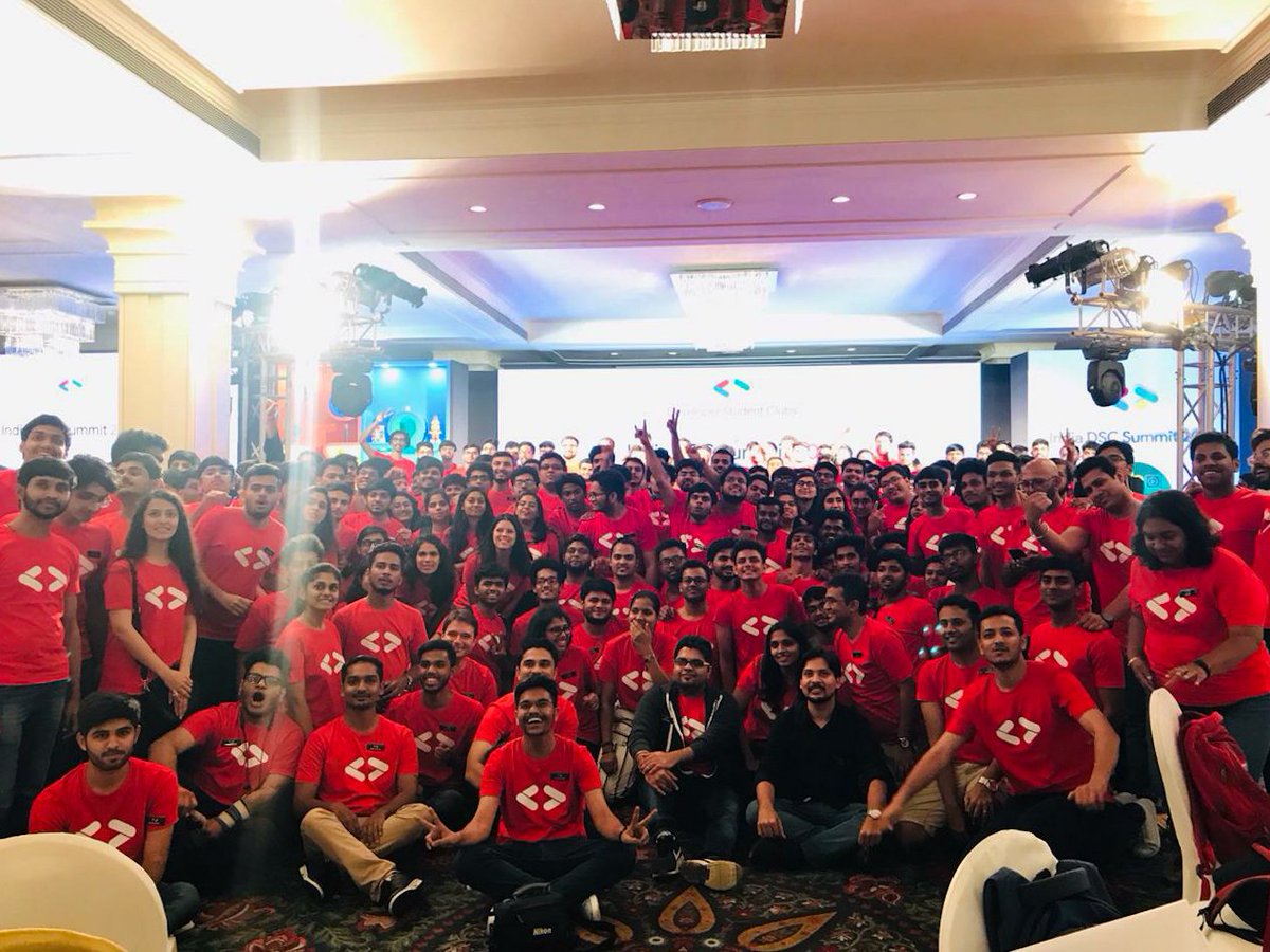 Thrvkrm's tweet photo. And it's curtains at the India DSC Summit 2019.
It's been 3 fun-filled days of learning, networking and celebrating!

My experience has been surreal — I can't but feel overwhelmed.
Thank you, @GoogleDevsIN.

#DeveloperStudentClubs #IndiaDSCSummit https://t.co/uUcAYgO6Qf