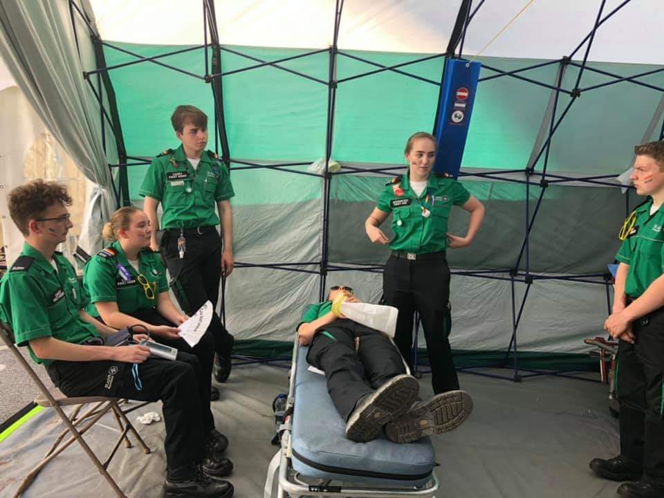 NorthYouthSJA's tweet photo. Some cadets learning new things at Manchester pride and a few others keeping themselves cool with ice cream after today's hot weather. #volunteeringwithpride #ManchesterPride https://t.co/Cdoc6HGvqf