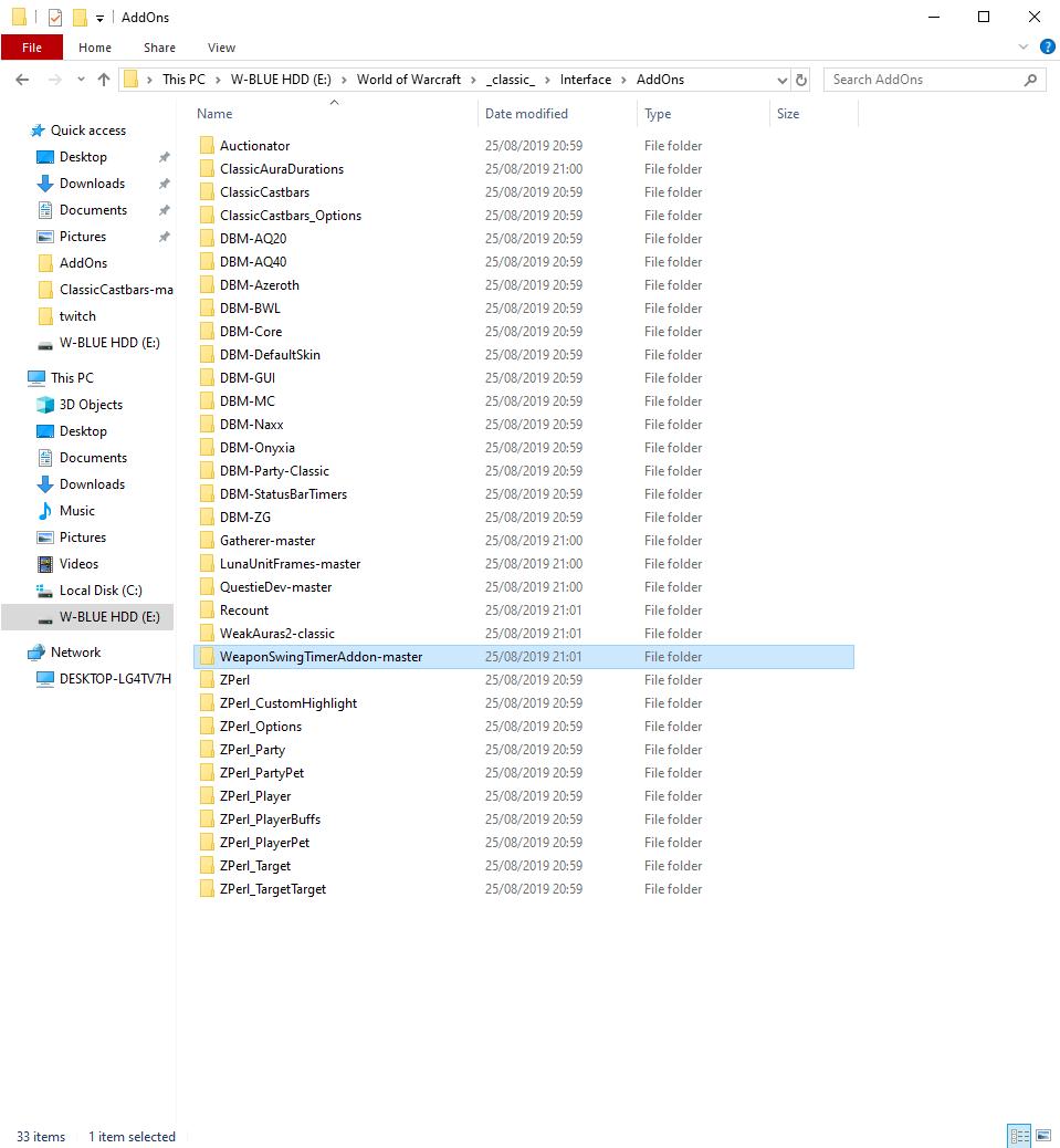 Zasha_ttv's tweet photo. Addons folder ready, ✅ #worldofwarcraftclassic #worldofwarcraft https://t.co/04anCTBZEV