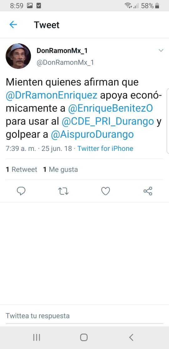 NewDgo's tweet photo. INCLUSO EN LA CUENTA DONDE ATACA, DIFAMA, OFENDE, ANTERIORMENTE INVITABA A SUMARSE AL PROYECTO DEL @DrRamonEnriquez, ADEMAS DEFENDÍA AL DOC EN ESTA RED SOCIAL https://t.co/lu6l854VaQ