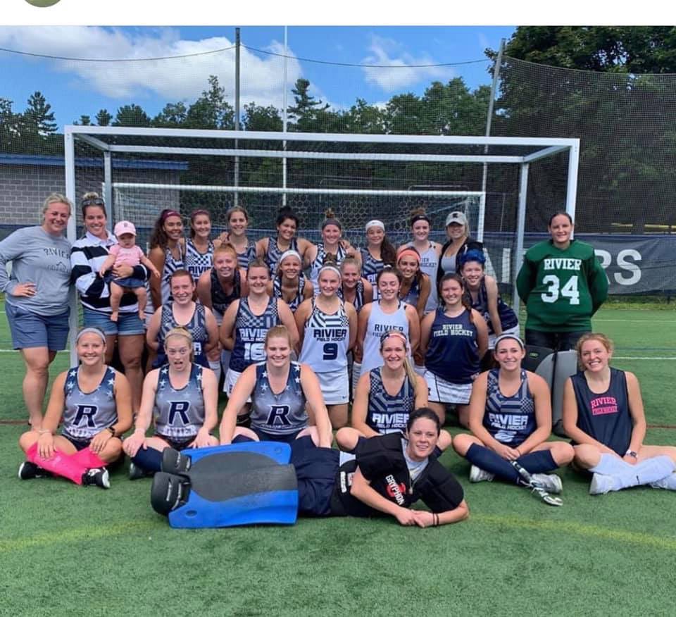 RivFH's tweet photo. Great day for an alumni game! Great to have the past and present field hockey raiders together! ❤️🏑 @rivieralumni https://t.co/JYdrsc3hlk