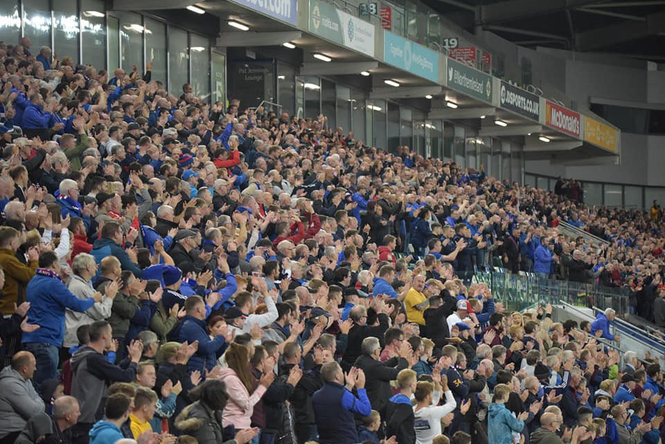 OfficialBlues's tweet photo. In the build up to last Thursday's match we were calling on your support once again and your response was incredible. Many of the players described it as the best atmosphere they've played in. A true Windsor roar.
#LINQAR #EuropaLeague https://t.co/TlYlHIJ90b