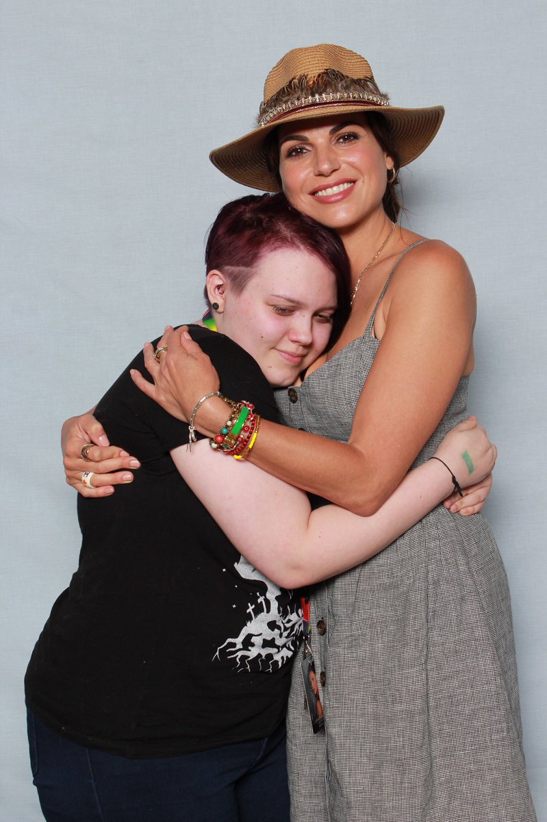 Finally met <a href="/LanaParrilla/">Lana Parrilla</a>