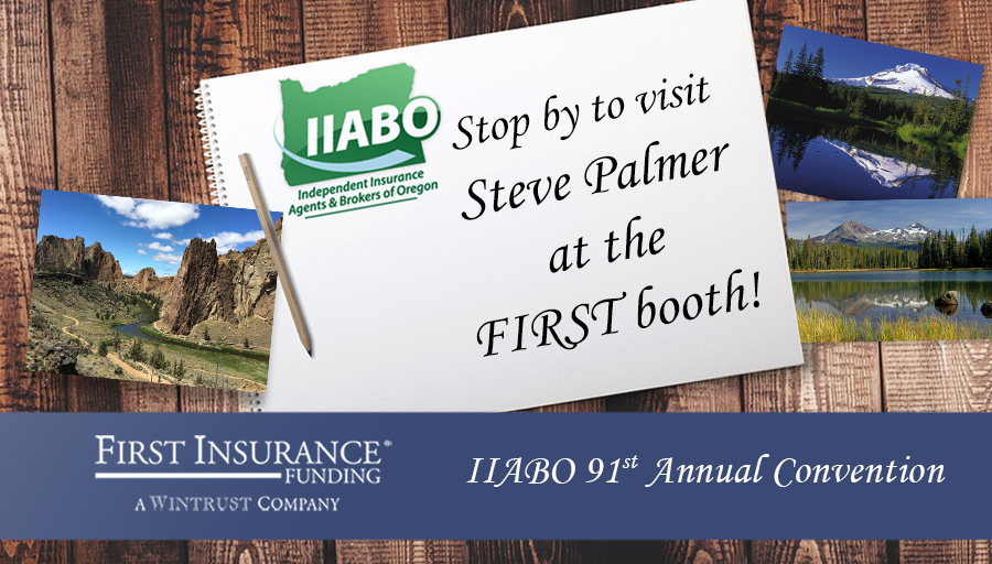 FIRST_Funding's tweet photo. IIABO is rolling on! Stop by and visit Steve Palmer while you're at BIG I-
#OregonInsurance #KeepPortlandWeird #UmbrellasAreOverrated #IIABO2019 https://t.co/uJeAlGiV1J