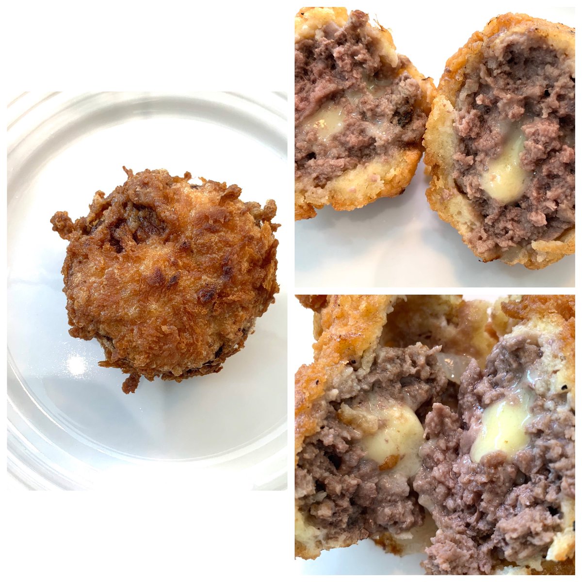 bhawk86's tweet photo. From my cooking stream on @Twitch this evening: Cheeseburger Onion Rings followed by Maple Walnut Pie served with Peanut Butter Ice Cream (ice cream is halo top, bought not made)!
#twitchaffiliate #cooking #baking #cheeseburger #dessert #tasty #twitchstreamer https://t.co/2e2U6gkigA