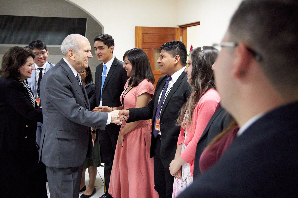 NelsonRussellM's tweet image. We have just started our ministry trip to Latin America with a visit to Guatemala. I've had the pleasure of visiting with the people here many times over the last few decades. Each time, I am impressed by their love for the Savior and for one another. They are examples to me.