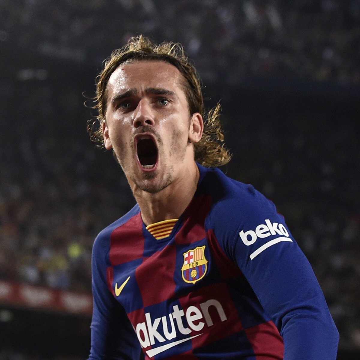 visonfooty's tweet photo. 🌟 Antoine Griezmann is the first player to score twice on his Camp Nou debut for Barcelona in the 21st century! 

#BarcaBetis #FCBarcelona 

📊@goal https://t.co/uhj66lXRZg