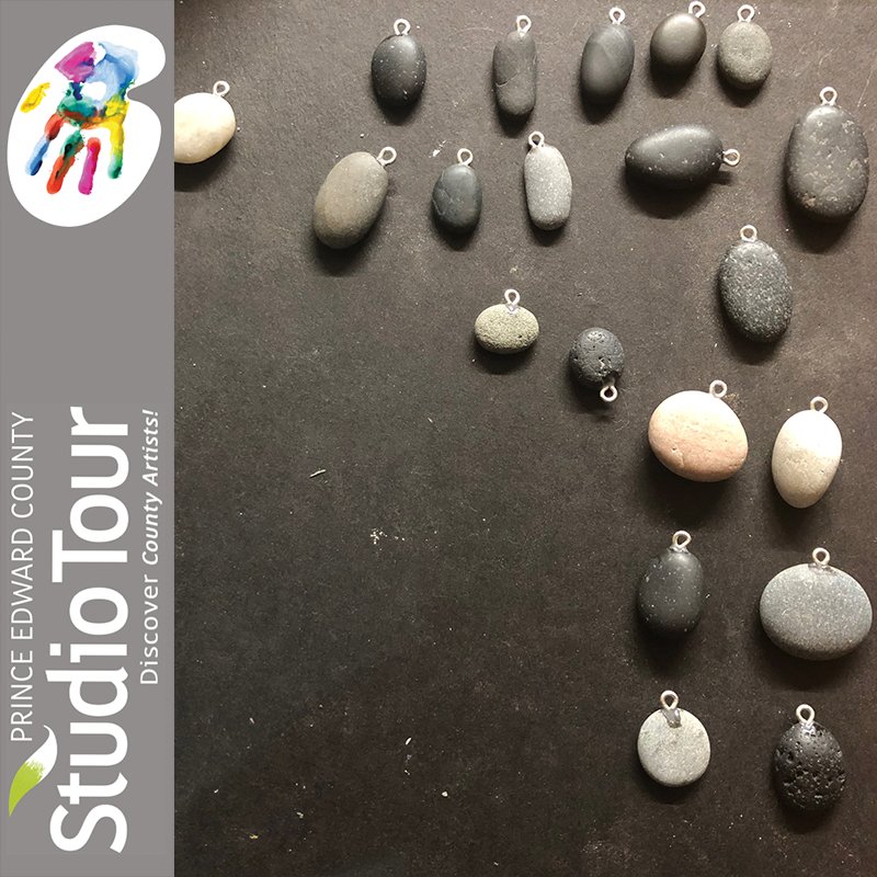 ELudviksDesigns's tweet photo. Brought stones from Latvia... and I have to brag, I have the most amazing studio elf! 

#workingonmyown @memoryboxer #weekendworkday #stonesinjewelry #stonesandsilver #wearablepebbles #ludviksdesigns #silverjewellery #silver @PECstudiotour #pecartists #countyup #pecstudiotour19 https://t.co/Ct8k1wvuW3