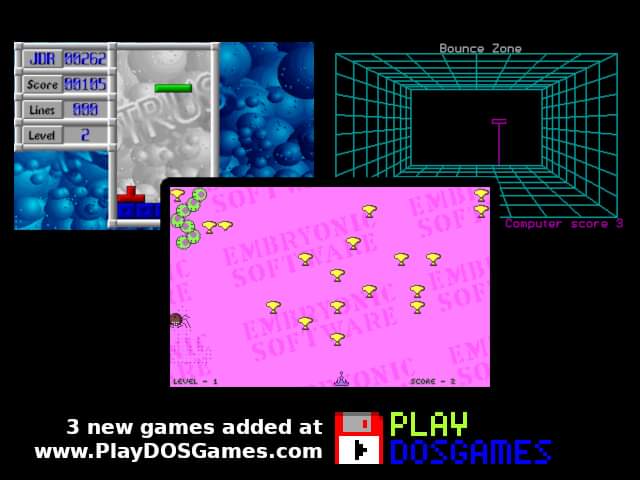 PlayDOSGames's tweet photo. Three new games added: Centix, Bounce Zone and Notrus. Play them here: https://t.co/W6S0MhCqK7 https://t.co/POpJmT18sN