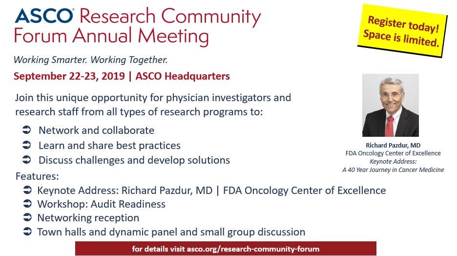 phurley_msc's tweet photo. Join the conversation on September 22 and 23! We'll discuss research site challenges, and share solutions and best practices for conducting and managing oncology clinical trials. Space is limited, so register today! @asco #ascorcf #research https://t.co/eeCRl8iVPA https://t.co/mB7sju88Py
