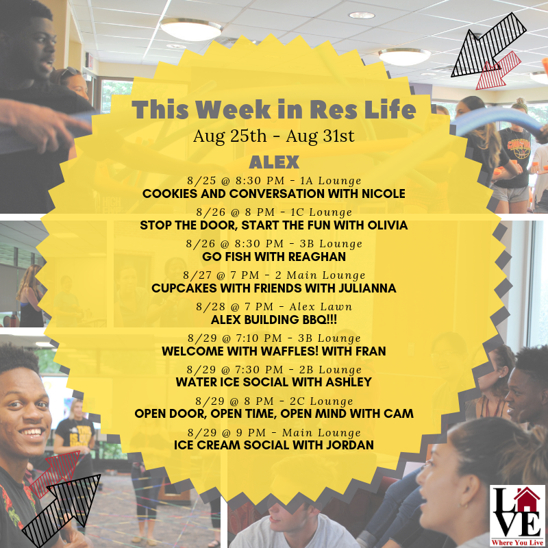 GMercyUResLife's tweet photo. Wonder what there is to do on campus?? Check out This Week in Res Life! #YouGetAProgram #AndYouGetAProgram @gmercyu https://t.co/I2qtIWdVku