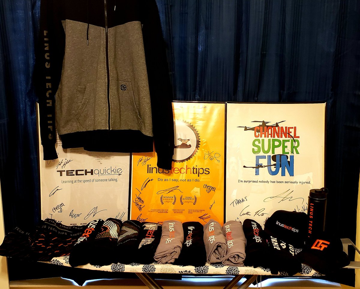 MattGrimes5's tweet photo. I think I may have a problem. @LinusTech @TechLinkedYT @channelsuperfun @nicklmg
.
The #Swacket will be here on Tuesday.
#voteforturnip #merch https://t.co/hLtDKFf8VQ https://t.co/pcBtzAiBca