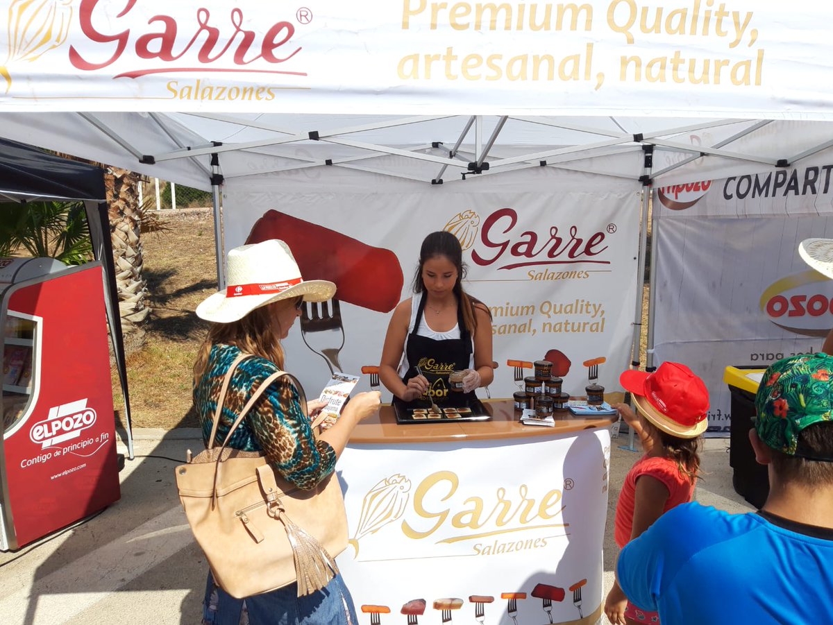 #Salazones Garre en el food track de #Carrefour de la #Vuelta2019 de #España en #Torrevieja, con el #garum de la región de #Murcia