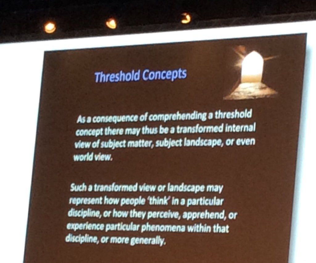 ProfVCRodrigues's tweet photo. #thresholdconcepts #troublesomeknowledge #plenary1 #amee2019 https://t.co/Sq5pSs4mFL