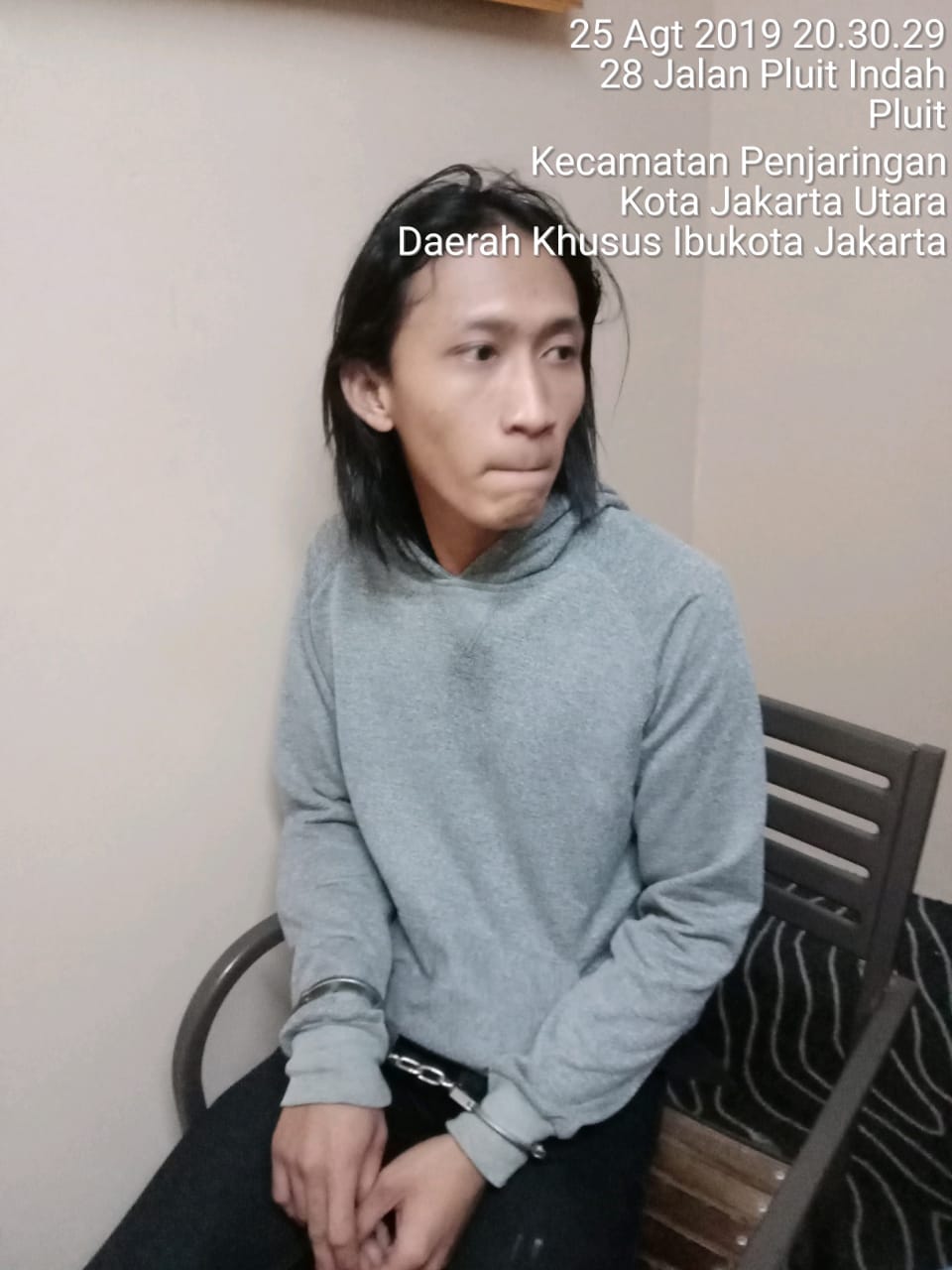 Yogi Dawamul Hidayat (22), pelaku penusukan manajernya di Pluit Village, Minggu (25/8/2019) malam.