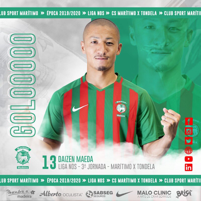 Cs Maritimo On Twitter Golooo Goalll Golll Cs Maritimo 2 2 Cd Tondela 70 Rodrigo Pinho 76 Daizen Maeda Csmaritimo Csmcdt Portimaritimo Caldeiraoaferver Liganos Https T Co 3qn3gonnqo