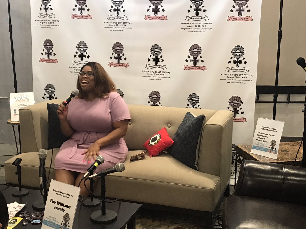BlackTribbles's tweet photo. Day 2! of the @respectpodfest has kicked off. First up is @candicebenbow of the #RedLipTheology discussing the intersection between beauty, cultural trends, feminism, and faith, while creating a world of love. #respect #blacktribbles #respectpodfest #feminism #women https://t.co/PAVnuoM02u