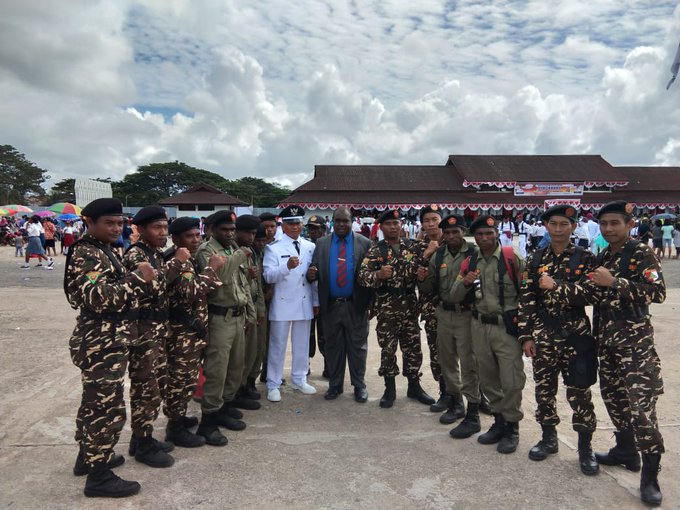 NdasePancal's tweet photo. Kami bersama Banser dan Papua untuk NKRI 
#BanserUntukNegeri https://t.co/fmqmsG9Uli