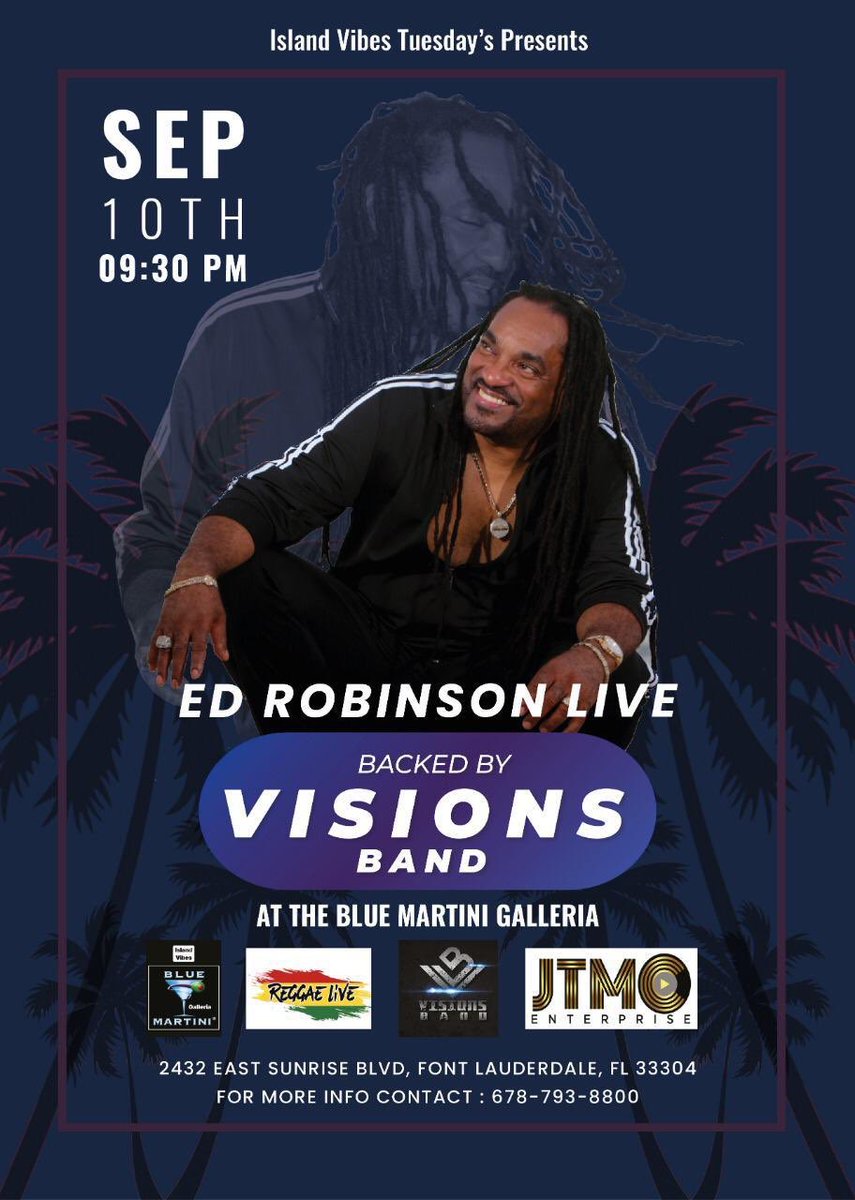 Ed Robinson | International Reggae Artist tweet media