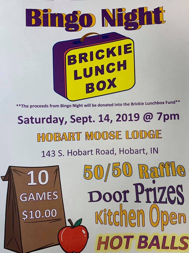 HobartHS's tweet photo. Brickie Lunchbox BINGO! We had such a great time last year, we’re doin’ it again! Join us for this fun fundraiser and help support the Brickie Lunchbox program! Mark your calendar, and get your tables filled early; we’re expecting a crowd! https://t.co/PuV7aB5JxG