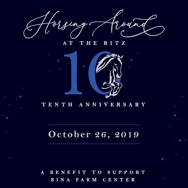 BINAFarmCenter's tweet photo. 10th Anniversary Horsing Around at the Ritz is Two Months Away! https://t.co/vFEejG5cbP https://t.co/o4cVLi50Mc