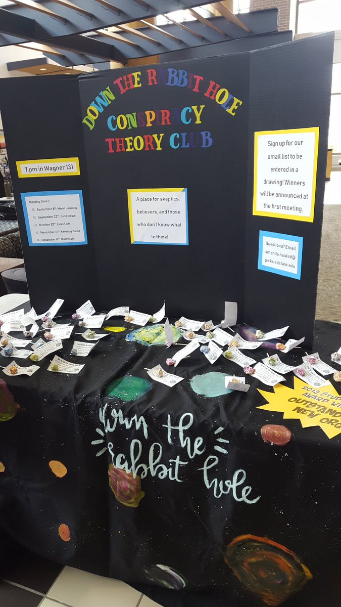sdsuconspiracy's tweet photo. Come s.e.e. us on main street across from the bookstore!! And sign up for the chance to win a prize!! https://t.co/mCazhVE7c8
