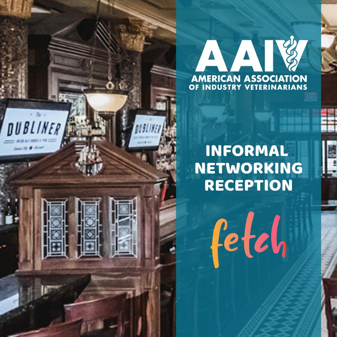 AAIVets's tweet image. See you this evening at 6:45pm at the Dubliner - KC in the KC Power &amp;amp; Light district for our networking reception! Details can be found on the events section of our FB page. We can&apos;t wait to meet you! #fetchdvm360 #fetchkc #fetchdvm360conference #industryvet #vetmed #veterinary