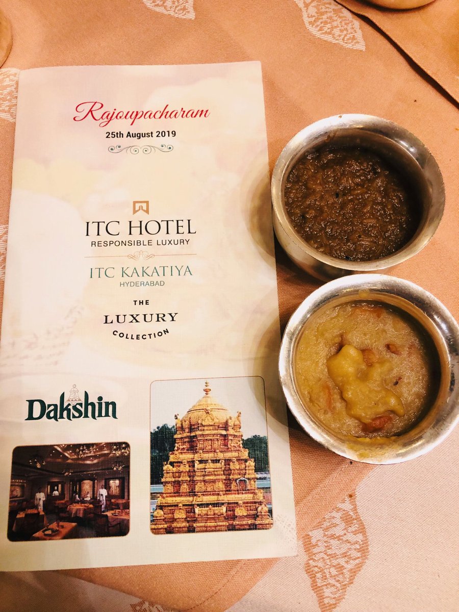Chevane's tweet photo. Truly phenomenal #KitchensOfIndia promotion at #Dakshin #itckakatiya @ITCHotels by Chef Shri Bala showcasing ancient cuisines of #Chola #Vijayanagara #Kakatiya & #Sethupathy dynasties. The theme is ‘Your food, your medicine’ highlighting the healing properties of herbs, spices. https://t.co/Zc7xCRQBRT