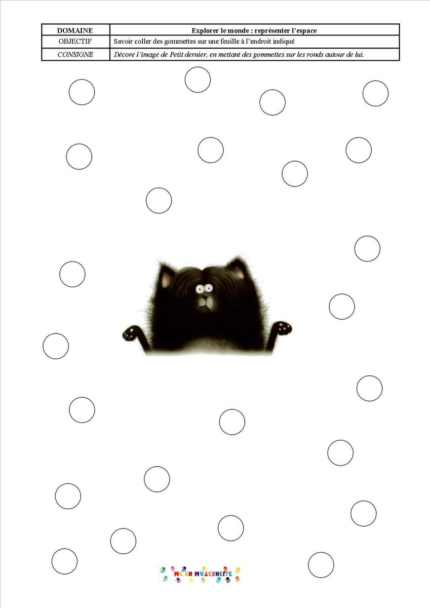 Mc En Maternelle Coller Des Gommettes Avec Splat Le Chat T Co J5keemt80b T Co Oiyeuzcdve Twitter
