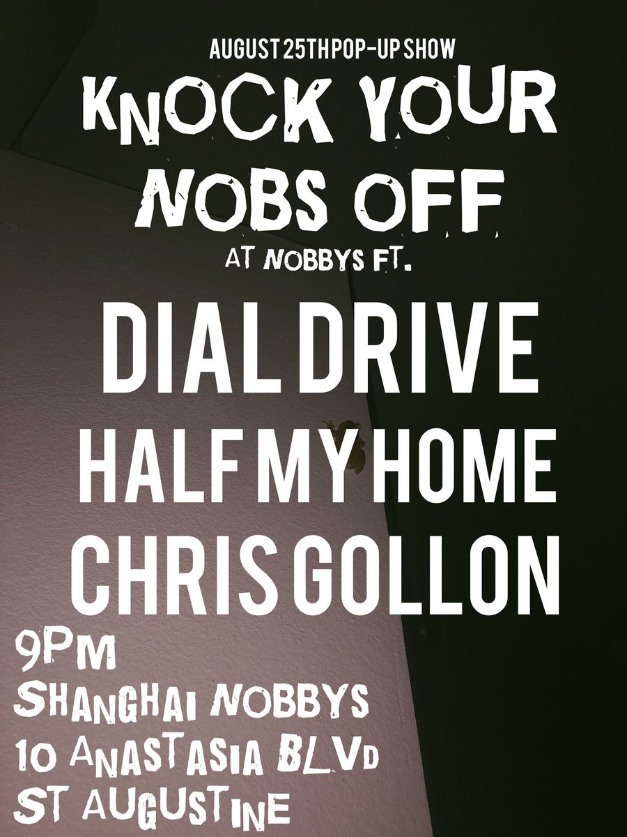 Pop-up show tonight 💛 donation door.