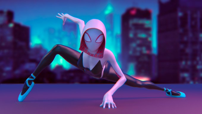 Hello!  Check out what I've been working on for a little while.  Expect more "content" with her in the<a href="/tag/spidergwen"class="tags"><span>#spidergwen</span></a><a href="/tag/gwenstacy"class="tags"><span>#gwenstacy</span></a><a href="/tag/spiderverse"class="tags"><span>#spiderverse</span></a>