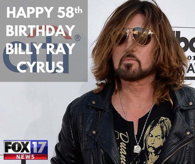 Billy Ray Cyrus’s Birthday Celebration | HappyBday.to