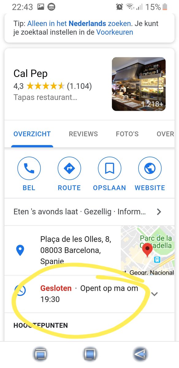 Dus meteen op pad na de culinaire tapas tip van <a href="/SierdVos/">Sierd de Vos</a> ... wat denk je? 🤣