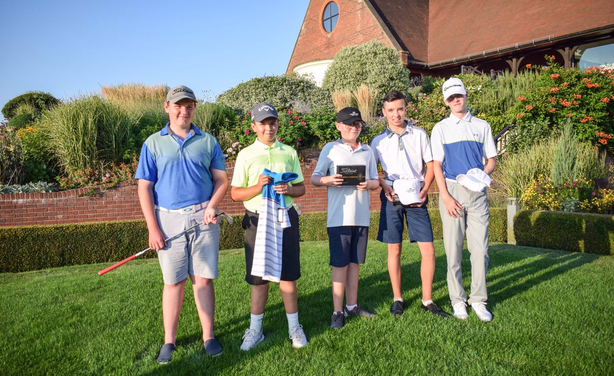 Congratulations to our winners today in the Junior Open!⛳️

1️⃣ Net – Lennon Hill, 47
2️⃣ Net – James Henderson, 46
3️⃣ Net – Archie Jones, 45

1️⃣ Gross – George Harris-Andrews, 35 (winner by countback)
2️⃣ Gross – Luke Jenkins, 35

On-Course Prize:
Nearest-the-Pin, #8 – Ethan Hall