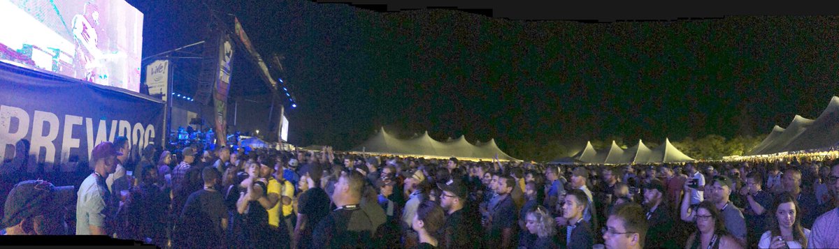 KendallAlmerico's tweet photo. Unbelievable time at #PunkAGMUSA2019 yesterday with @BrewDogJames and the @BrewDogUSA and @BrewDog teams.  8600 #equitypunks, great bands, incomparable beer and wonderful food. https://t.co/Te2yggWU8x
