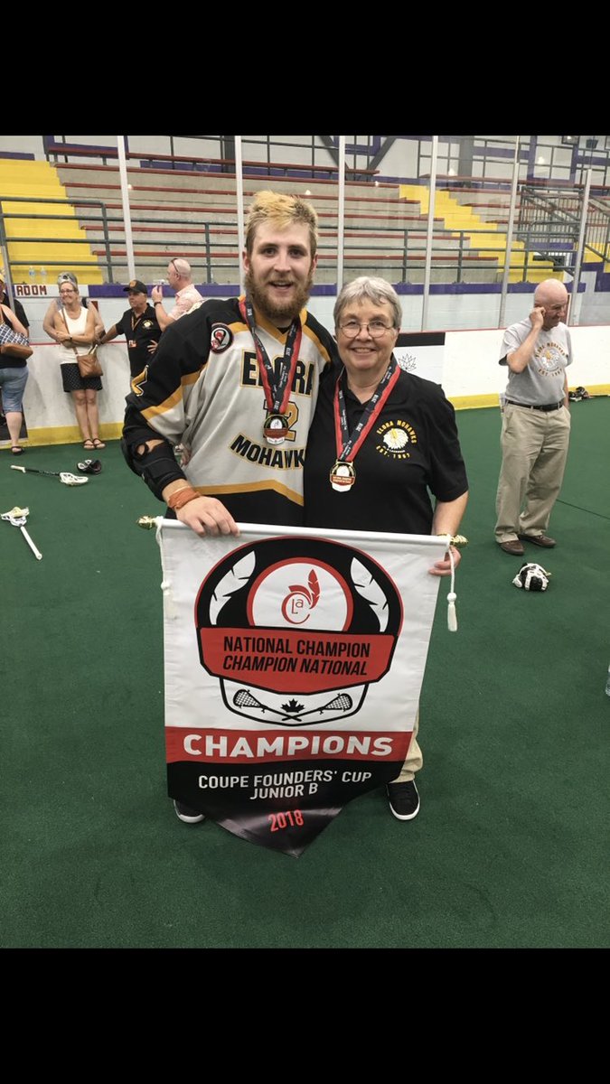 <a href="/EloraMohawksJrB/">Elora Mohawks</a> thought I’d show some appreciation to the woman who goes above and beyond every single day to make sure the boys are good to go , what an amazing individual to be part of the organization , love you wheels 🖤💛