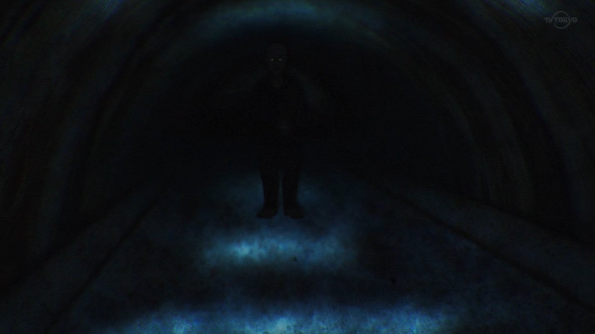 アニミスク Twitterren この背景は死後の世界へ続くトンネルなんだろうってことはわかる 苦情を言うために死後の世界から戻ってくるくらいの執念ってことなんだろうけど やっぱ今回はギャグとしか思えない 闇芝居