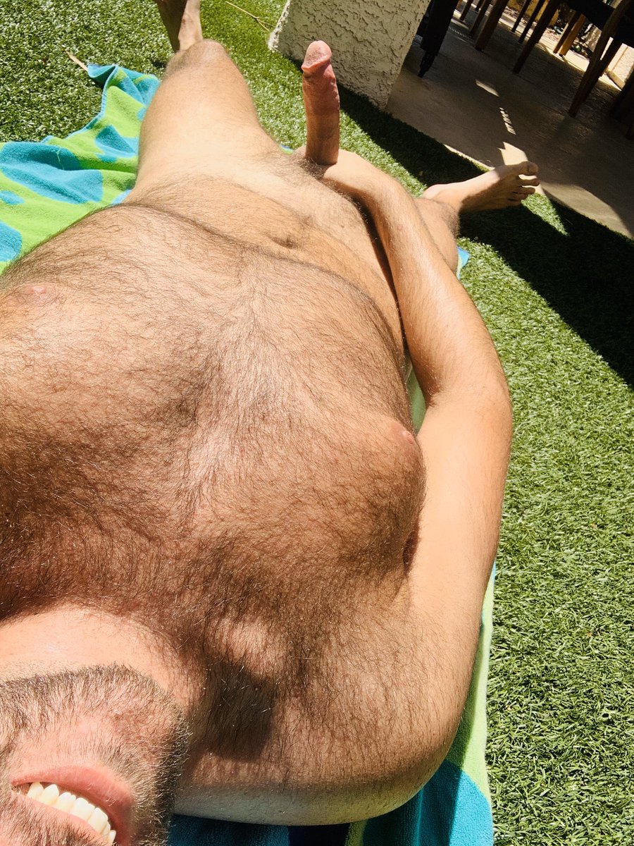 HunterFeral's tweet photo. It’s a beautiful day in #LasVegas Perfect weather to grab some sun and show off for the neighbors. 

 #Daddy #Gay #DadType https://t.co/FInNwlfAxS