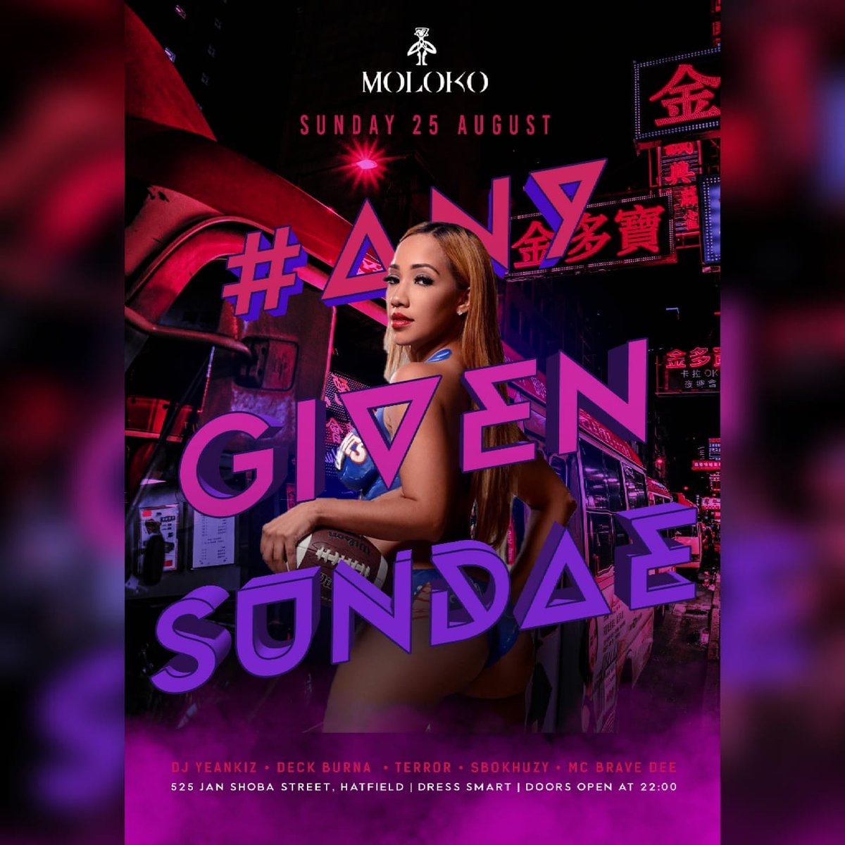 sixby9ine's tweet photo. #anygivensundae 

🔥🔥

WE SHUTTING IT DOWN!!

@MolokoPretoria 
@djsbokhuzy
@monteleza 
@Thabang_Den 
@Dj_Terror_SA 
@Djyeankeyz 
@MichelleForbes_ 
@ipsbabe 
@6ixby9ine https://t.co/YQGrTcZOte