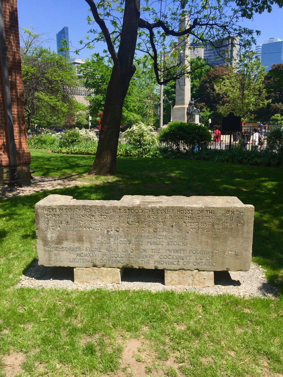 CampbellHouseTO's tweet photo. In the postwar era, many of #Toronto 's iconic downtown buildings were demolished to make way for modern office towers. What happened to the fragments that survived? Why are they important? Explore our self-guided #LostFoundTO exhibit in the gardens and learn more. https://t.co/q1fq0B9J8T