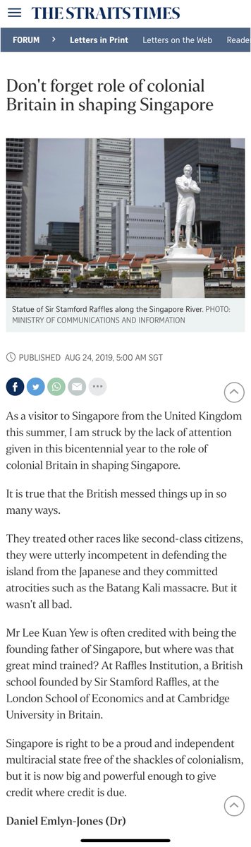 Oh piss off, ya bloody tosser.

“They treated other races like second-class citizens, they were utterly incompetent in defending the island from the Japanese and they committed atrocities such as the Batang Kali massacre. But it wasn’t all bad.”

[via mrbrwn.co/2ZnEmbz]