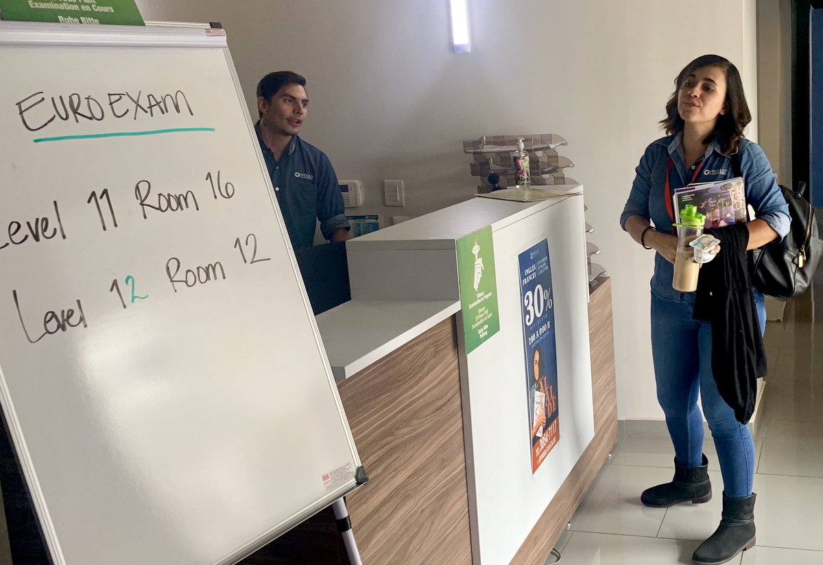 euroexam's tweet photo. Proulex, Guadalajara Univ’s prestigious language school network, is known all over Mexico. Over 100 sts took B1 level Euroexam last week at Alcalde Centro de Exámenes Internacionales. Their chattiness was amazing! Congrats to all at #Proulex! 🇲🇽
https://t.co/16RDEb0F1Y https://t.co/AeOOsVZRjj