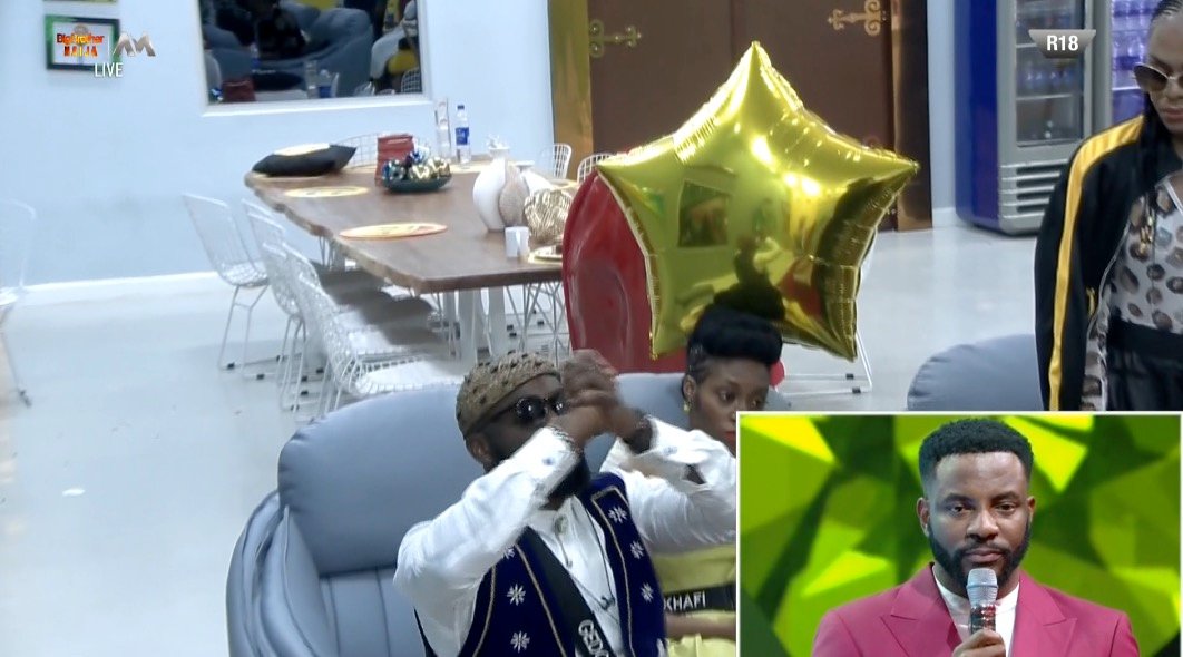 BBNaija's tweet photo. Gedoni's Eviction makes him the eleventh Housemate to bid the #BBNaija House goodbye.
https://t.co/jlmxhz1fIN https://t.co/e8WpIPISi2