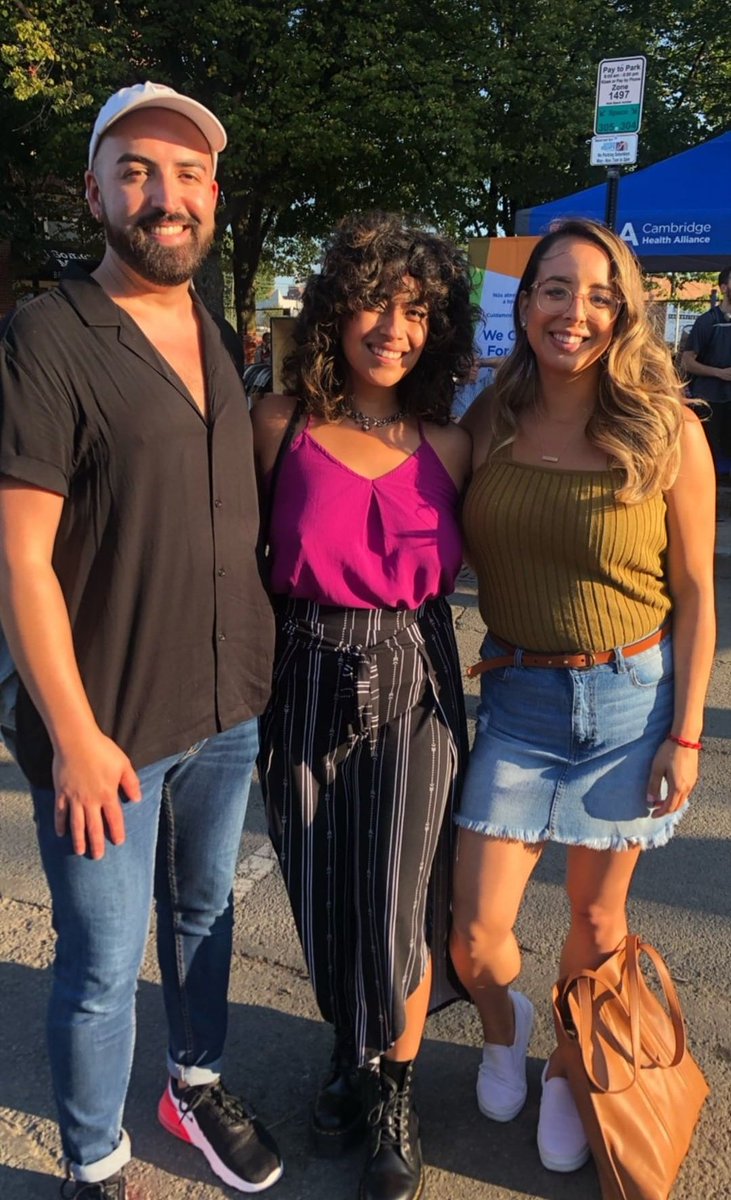 moviemija's tweet photo. Looking que cute with @cafeconchisme y Soraya at the Somerville Black Brown & Queer Fest β¨π #queerboston https://t.co/aS9zJ279n1