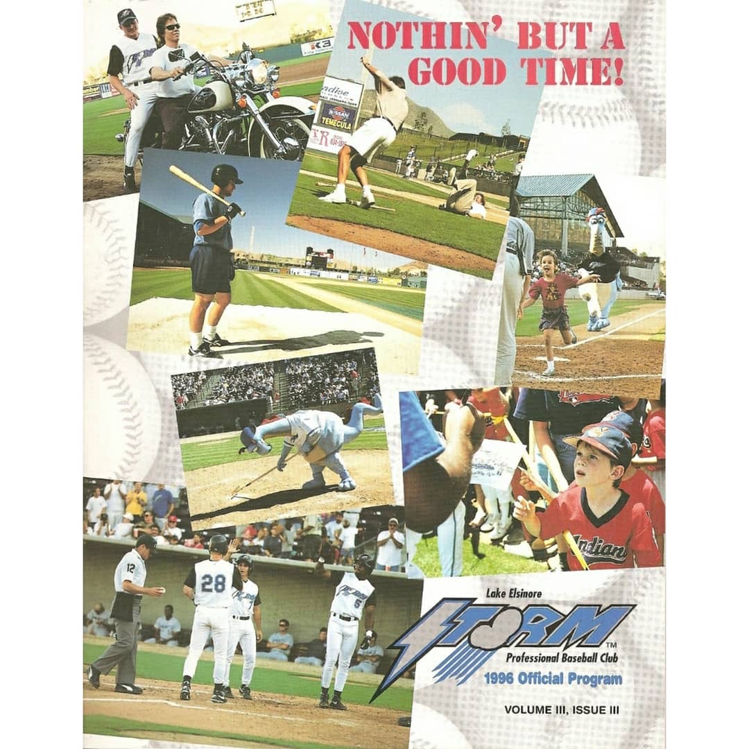 CL_History's tweet photo. #OTD | on August 25, 1996 @Storm_Baseball set a @CalLeague1 Record for runs in the first inning when they put up 14 runs to start the game! They would go on to beat the @stocktonports 16 to 6 #CalLeagueHistory #MiLB #LakeElsinore #LakeElsinoreStorm #minorleaguebaseball https://t.co/PmmpFb4TEn