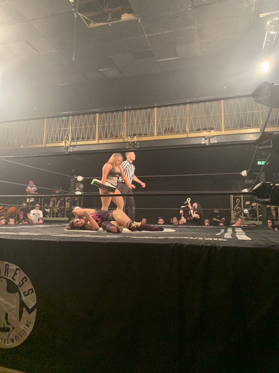 DylanShah's tweet image. Enjoyed seeing @JordynneGrace vs @NinaSamuels123 great title match and final of #RODL I hope we see these two tear it up again. #chapter94